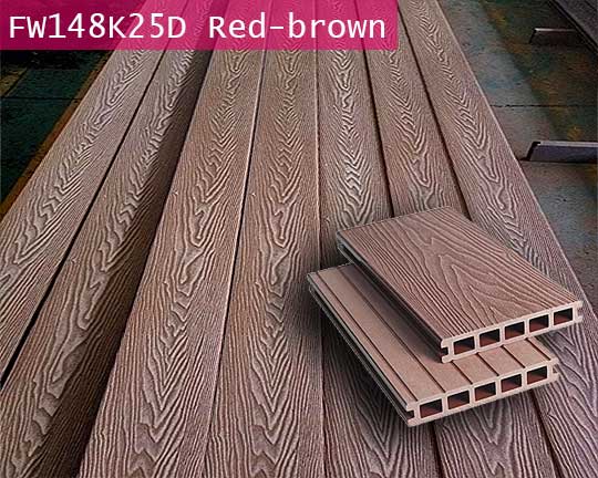 FW148K25D Red brown - HOSUNG WPC Composite