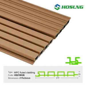 WPC fluted panel, price, size, and installation  Beginner's Guide to  composite slatted cladding - HOSUNG WPC Composite