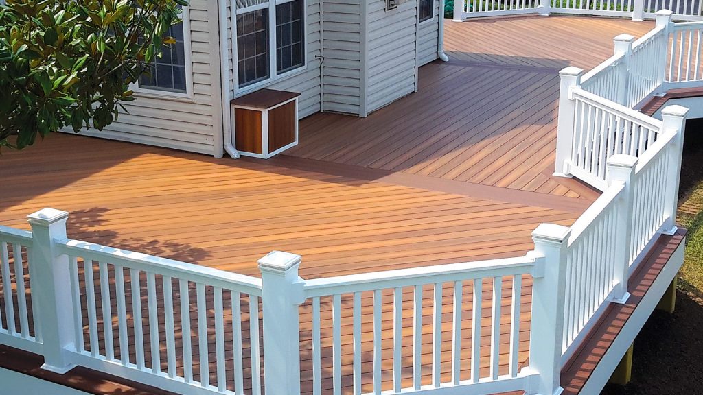 Clean your WPC deck railing first