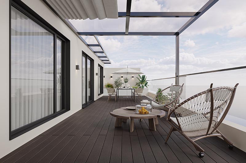 Composite Decking Boards - Hosung projects