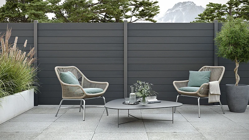 10 Amazing WPC Fence Panel Design Ideas-Modern Minimalism