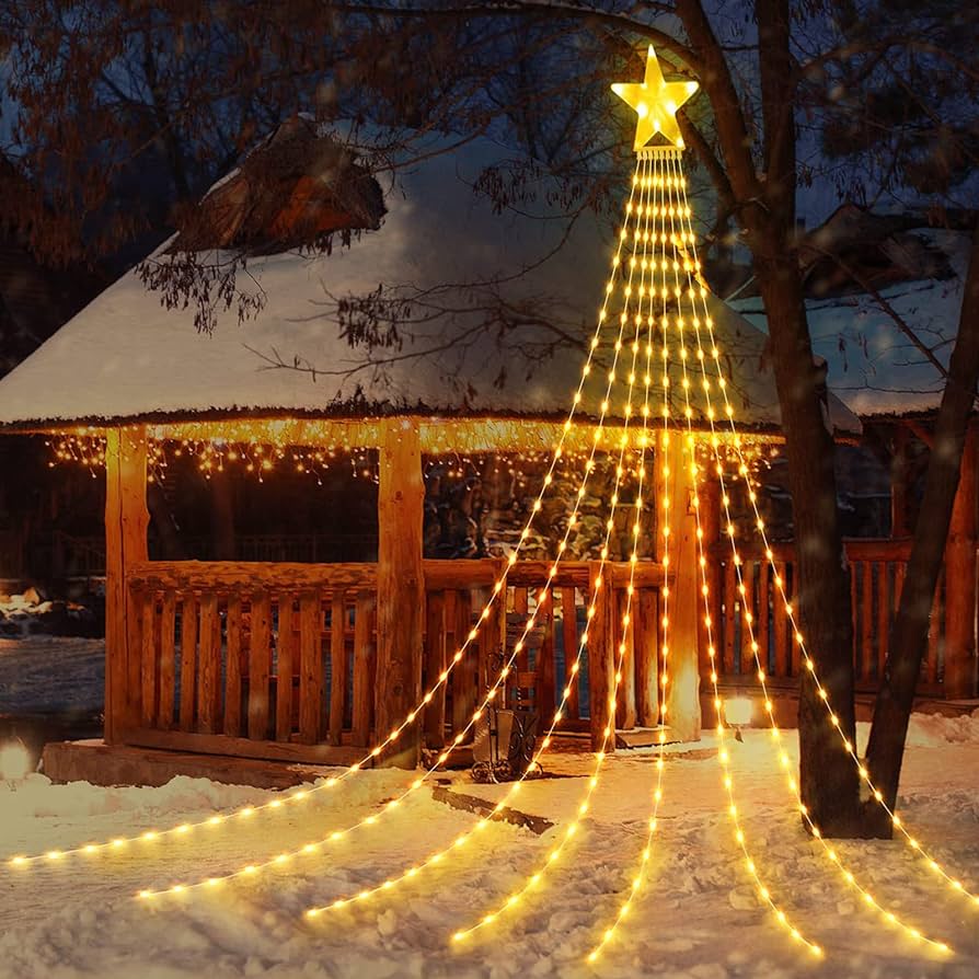 Christmas Decor Outdoor DIY Christmas Tree with Light