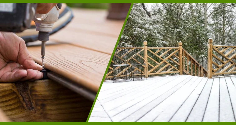 Can You Install WPC Decking in Winter
