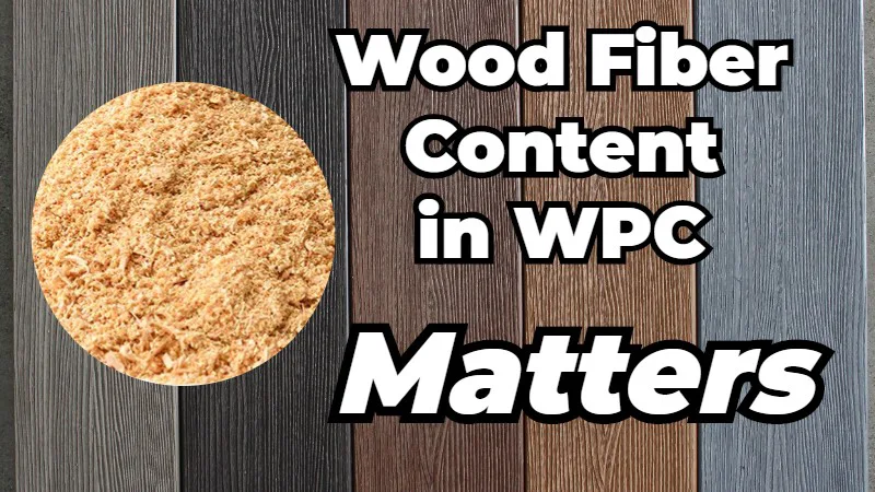 Increase WPC Wood Fiber Content: Enhancing WPC Durability and Performance