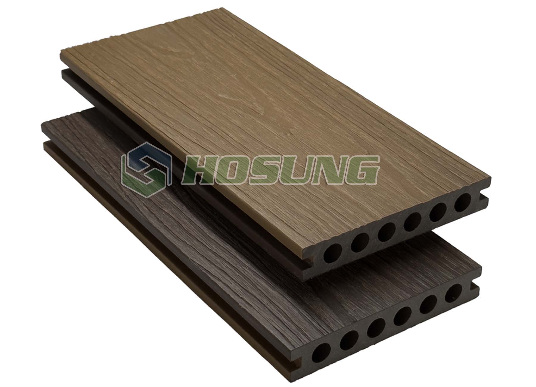 HS138Y23 Golden Teak Walnut - HOSUNG WPC Composite