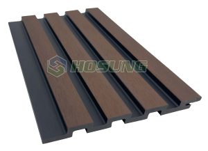 HS177S13 Walnut Fluted Panel Prices Nigeria - HOSUNG WPC Composite