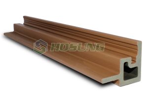 HS46K39 Golden Teak Fluted Panel Prices Nigeria - HOSUNG WPC Composite